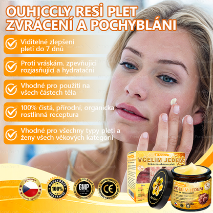 🧡PuraCure® Krém na obnovu pleti s včelím jedem 🔥 Český vývoj, výroba a dodávka v České republice