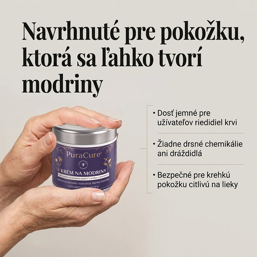 ⭐️ 100 000+ predaných kusov 💁‍♀️ – PuraCure® Regeneračný krém na modriny a spevnenie pokožky